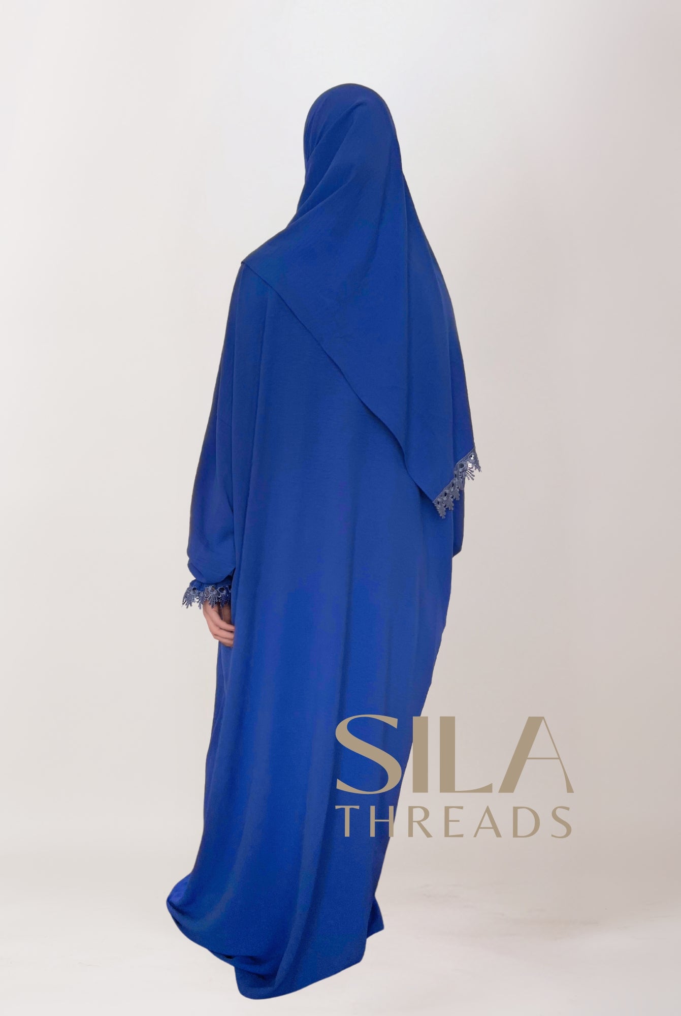 Blue One Piece Umrah Dress