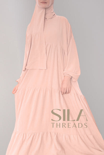 Blush Layered Dress