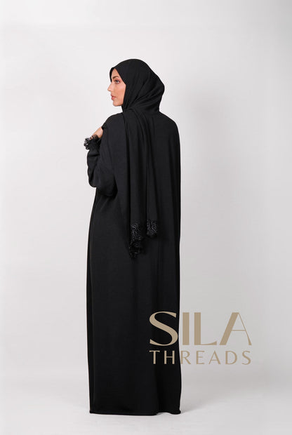 Black One Piece Umrah Dress