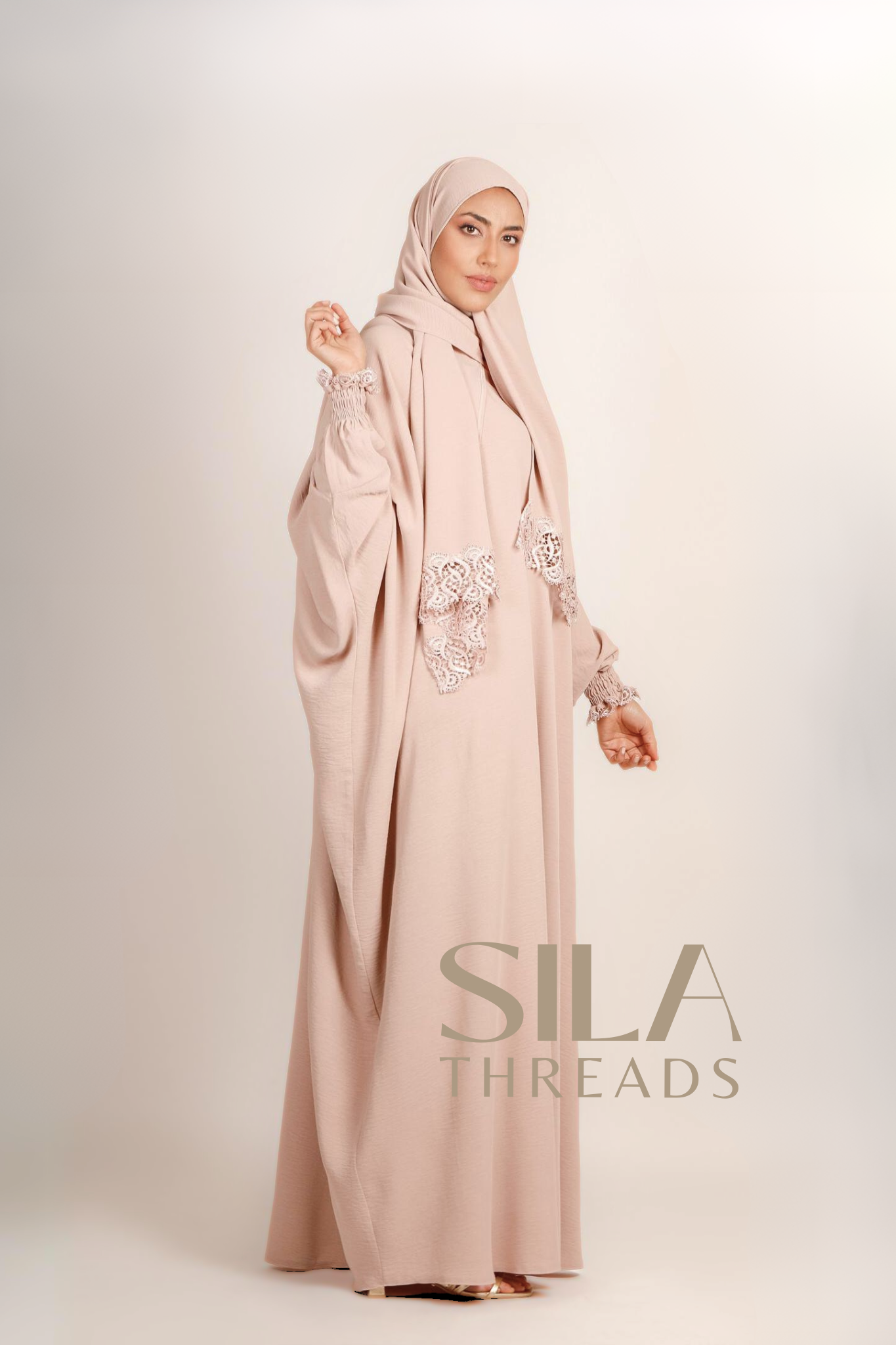 Blush One Piece Umrah Dress