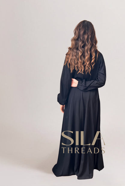 Lined Black Abaya