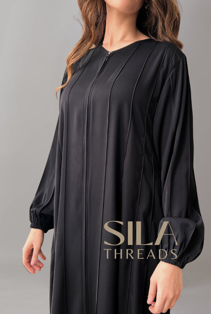 Lined Black Abaya