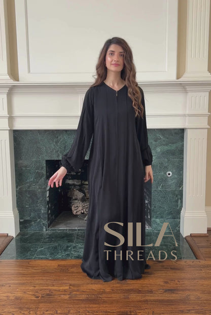 Lined Black Abaya